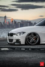 BMW M3 Sedan on Vossen Wheels (HF-1) 2018 года